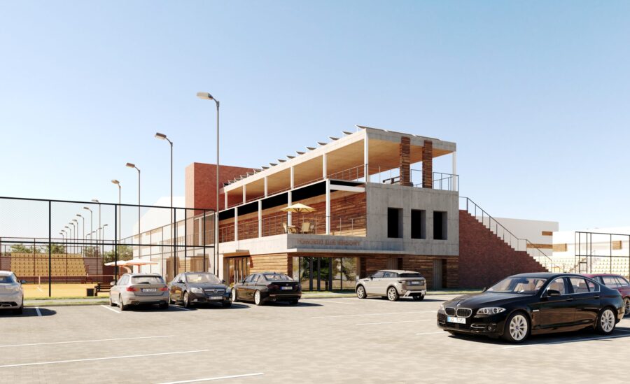 Kompleks sportowy i korty tenisowe w Gdańsku